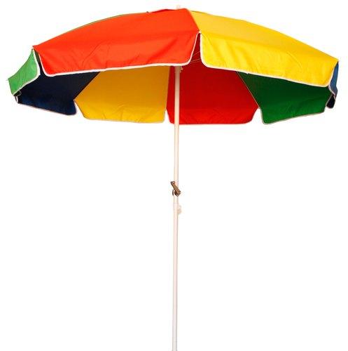 ACK Round Polyester Garden Umbrella, Pattern : Plain