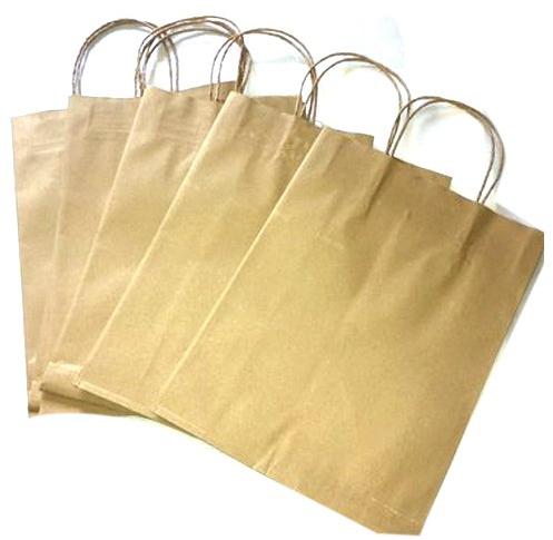 Plain Paper Carry Bags, for Shopping, Size : Standard
