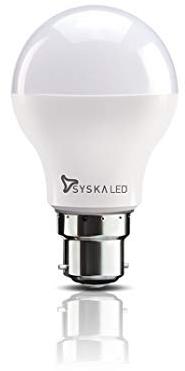 Bazaj Oval Aluminum Syska LED Bulbs, Lighting Color : Coolday Light