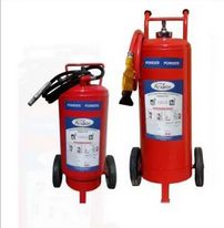 Trolley Mounted Fire Extinguisher, Feature : Easy To Use, Light Weight
