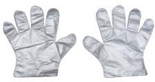 Pe disposable gloves, Size : Free Size