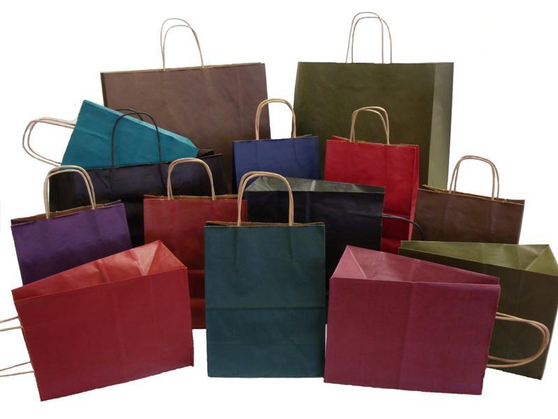 Plain Paper Shopping Bags, Size : Standard