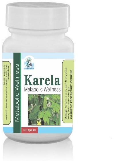 Karela Capsules, Packaging Type : Bottle