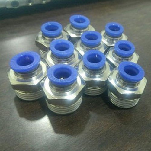 SS Pneumatic PU Straight Connector, Packaging Type : Carton Box