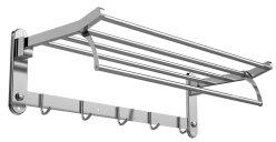 100% PURE STEEL Standing Towel Rack, Color : Silver