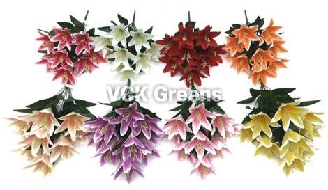 Artificial Lily Flower Bunches
