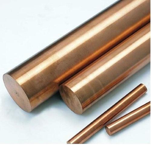 Round Aluminium Copper Chromium Zirconium Rods, Length : 3 - 6 mtr