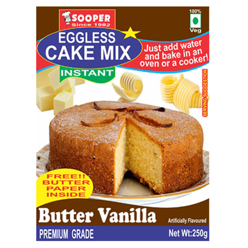 Eggless Cake Mix Butter Vanilla, Certification : Fssai