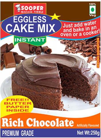 Eggless Cake Mix Rich Chocolate