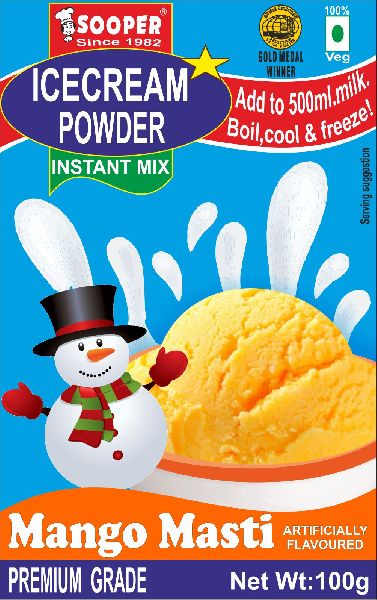 Ice Cream Mix Powder Mango Masti Flavour