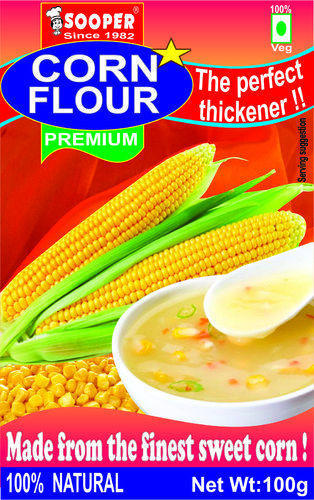 Premium Corn Flour 100g, for Cooking, Certification : FSSAI