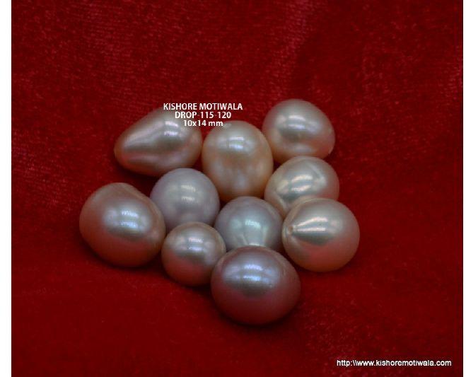 10X14 MM FRESHWATER MIX COLOR DROP SHAPE LOOSE PEARL