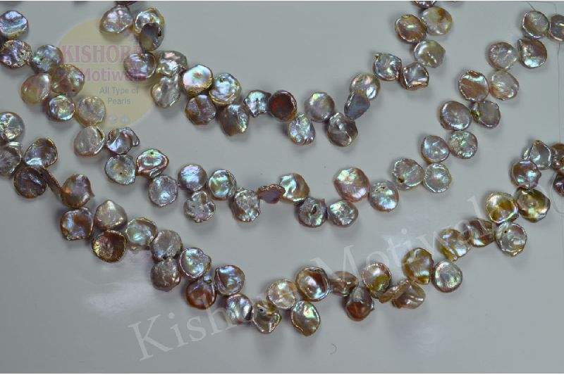 FRESHWATER UNEVEN SHAPE PINK COLOR UNEVEN SIZE PEARL BEADS