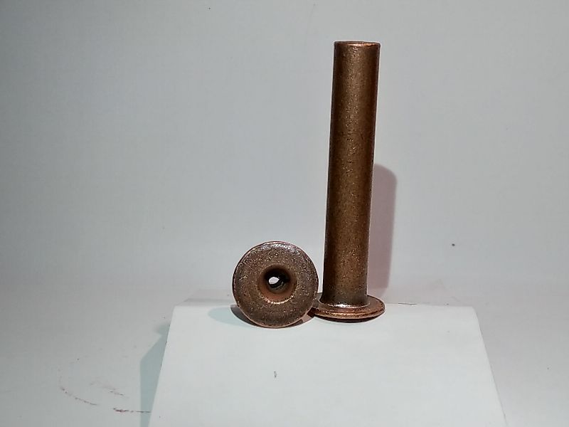 Polished Copper Rivets, for Fittngs Use, Industrial Use, Internal Locking, Length : 10-20mm