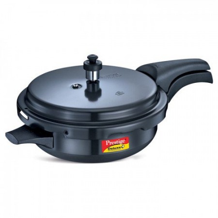 Black Alunimum Stainless Steel PAN WITH LID, for Cooking, Home, Handle Material : Plastic