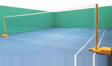 Badminton Net Run