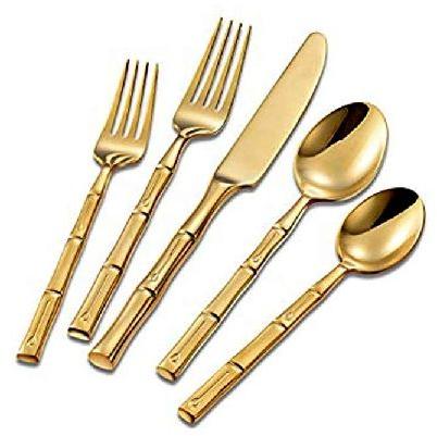 Bamboo Design Cutlery Set
