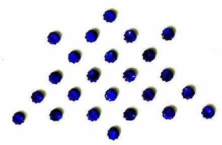 Dot Bindi 006 Royal Blue