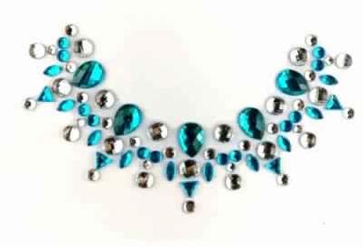 Neck Jewels 001 Turquoise Silver