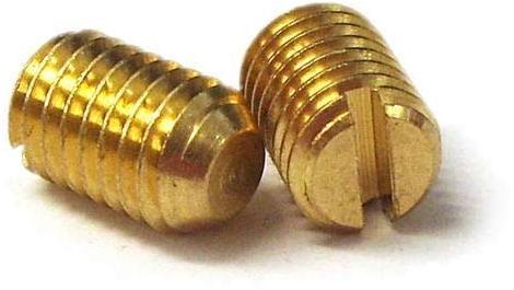 Round Brass Grub Screw, for Fittings Use, Length : 10-20cm