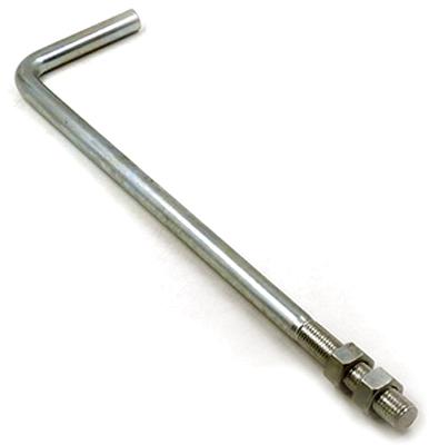 Polished Mild Steel L Bolt, Feature : Durable, Light Weight