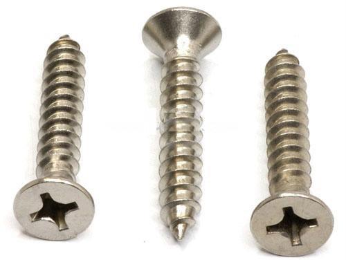 Hot Dip Galvanizing Stainless Steel Flat Head Screw, for Industrial, Length : 1-10mm
