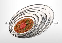  Stainless Steel Oval Platter, Feature : Eco-Friendly