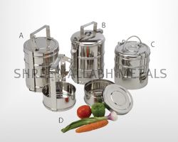  Metal Stainless Steel Tiffin, Feature : Eco-Friendly