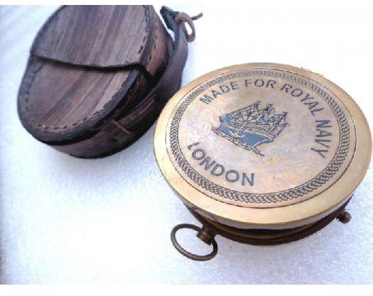 Brass Royal Navy Compass