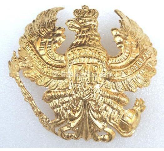 Pickelhaube Brass FR Badge