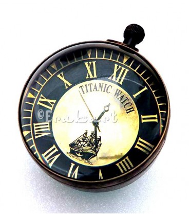 Titanic Brass Ball Watch