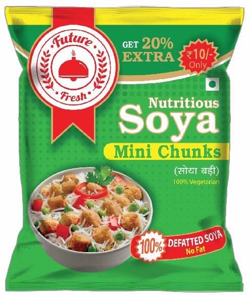 Natural Mini Soya Chunks, for Cooking, Feature : Best Quality, Low Fat Content, Non Harmful