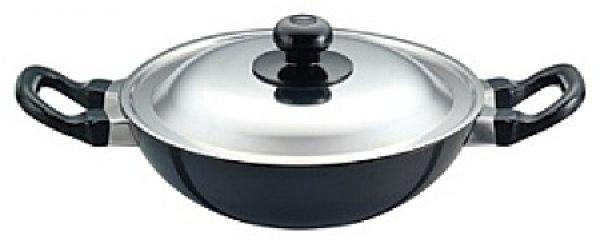 Futura Deep Fry Pan 1.5 Litre 22 cm with SS Lid Non Stick