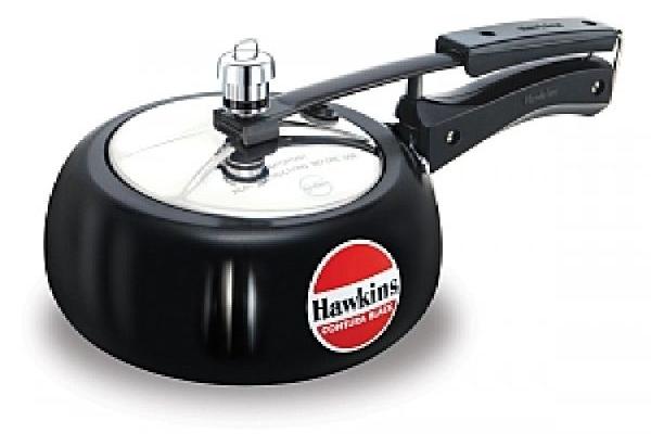 Hawkins Contura 2 Litre Black Pressure Cooker