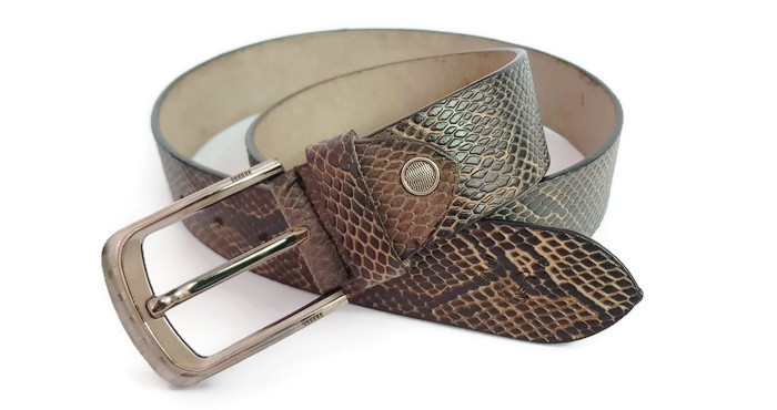 Mens Leather Belt, Technics : Attractive Pattern, Pattern : Printed at ...