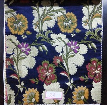 Banarasi Indian handloom brocade fabric, Width : 36
