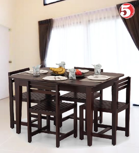 Compact Rectangular Dining Table Set