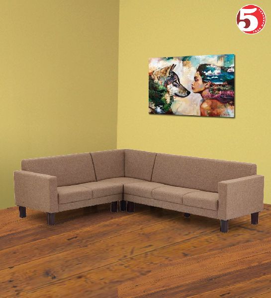 L Shaped Sectional Sofa, Size : 1920L x 2420L x 750 x 740ht MM