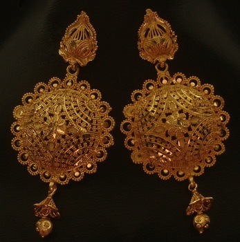 Indian gold plated earring jewellery