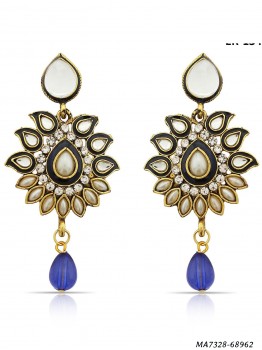 Pearl Gold Plated Alloy Earring