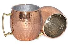 Metal beer drinking stein moscow mules 100% pure copper mug cup