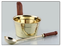 Brass Plated Bucket