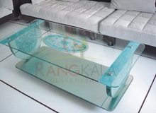 glass center table