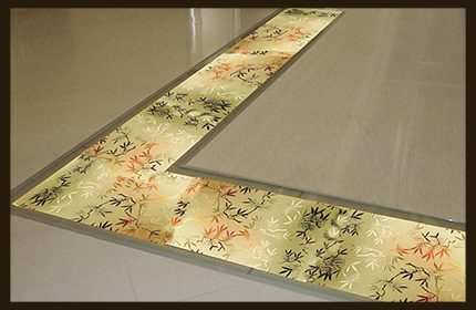 Laminated Plain Glass Floor Panels, Width : 100-120inch, 140-160inch