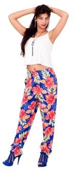 100% RAYON PRINTED TROUSER, Style : Casual Pants
