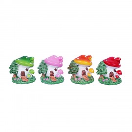 4 miniature Mushrooms for bonsai decoration