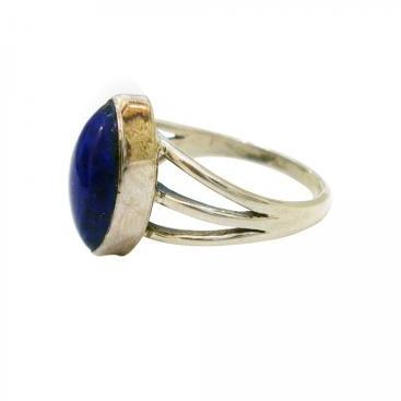 NATURAL LAPIS LAZULI 925 RING