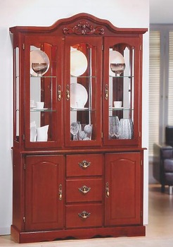 Wooden Coated Crockery Display Cabinet, Feature : Dust Proof, Fine Finished, Termite Proof