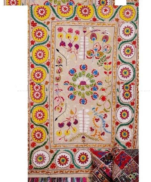 Embroidered Suzani Tapestry
