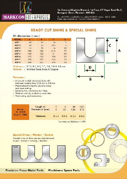 MEP Special Shims